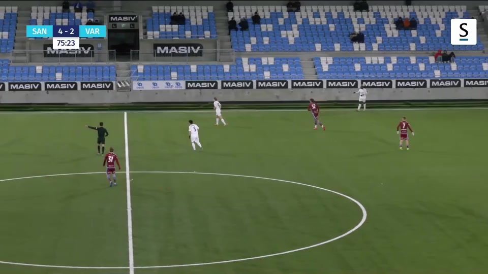 INT CF Sandnes Ulf Vs Vard Haugesund 77 phút Vào, ghi bàn 4:3