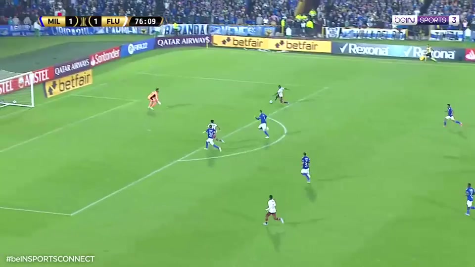 CON CLA Millonarios Vs Fluminense RJ 76 phút German Ezequiel CanoVào, ghi bàn 1:2