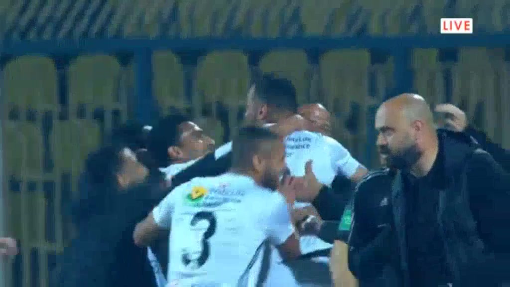 EGY D1 Ismaily Vs El Gounah 61 ทำประตู Khaled Kamar ประตู, ทำคะแนน 0:1