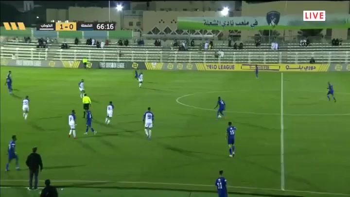 KSA D1 Al-Shoalah Vs Al-Kawkab Bander Faleh Goal in 67 min, Score 1:1