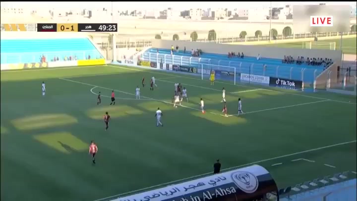 KSA D1 Hajer Vs Al-Jabalain Ibrahim Al Harbi Goal in 51 min, Score 1:1