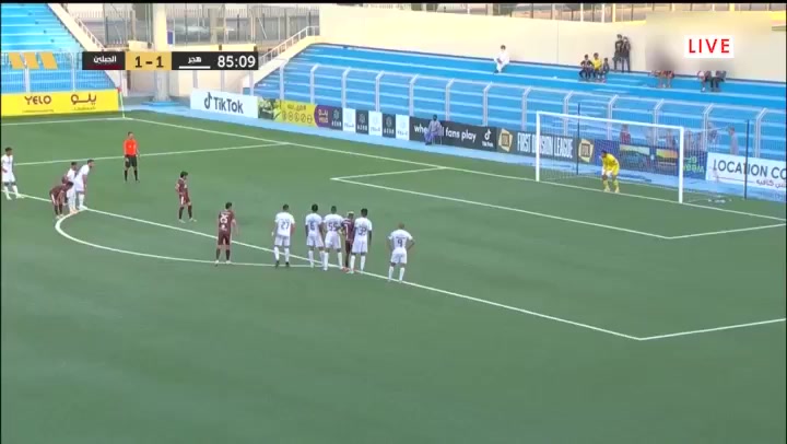 KSA D1 Hajer Vs Al-Jabalain Rogerinho Goal in 86 min, Score 1:2