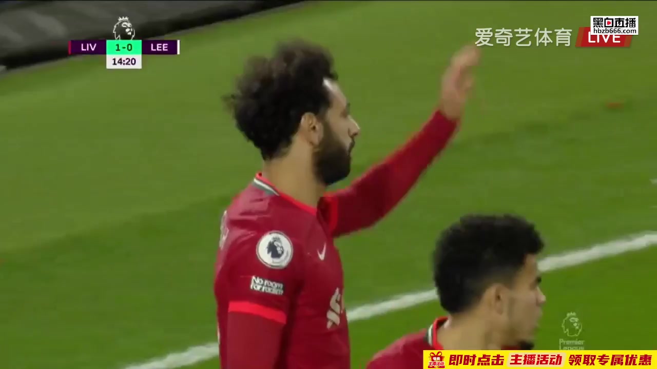 36 Liverpool Vs Leeds United 13 skor gol Mohamed Salah Ghaly, skor 1:0