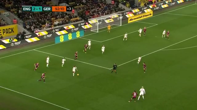 INT FRL England (w) Vs Germany (w)  Goal in 93 min, Score 3:1