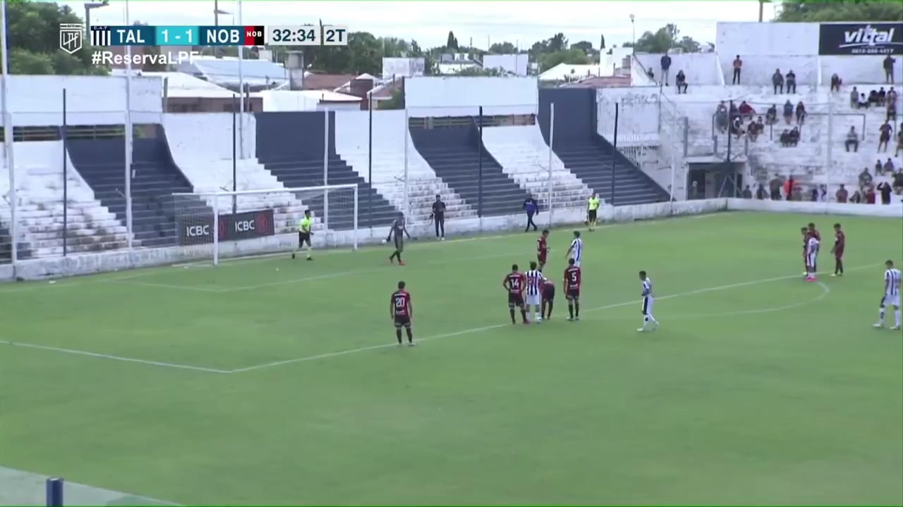 AR L（R） Talleres Cordoba Reserve Vs Newell's Reserves  Goal in 79 min, Score 2:1