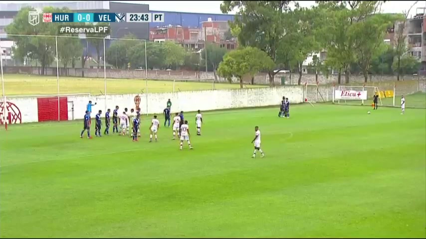 AR L（R） Huracan Reserves Vs Velez Sarsfield Reserves  Goal in 23 min, Score 1:0