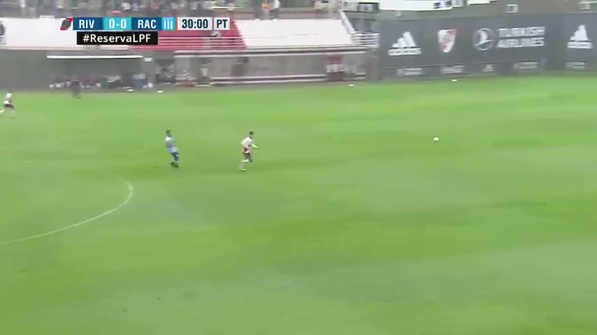 AR L（R） River Plate R Vs Racing Club Reserves  Goal in 30 min, Score 1:0