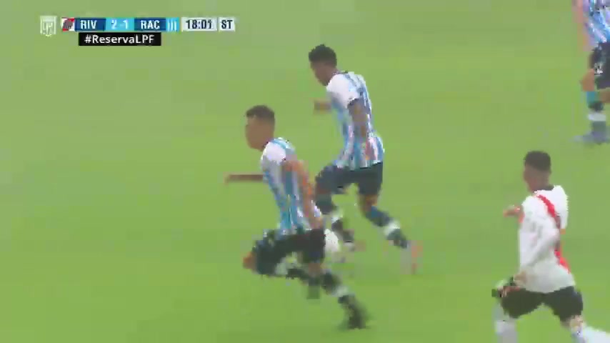 AR L（R） River Plate R Vs Racing Club Reserves  Goal in 63 min, Score 3:1