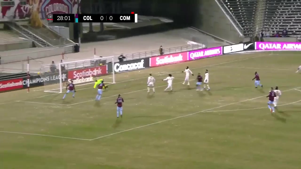 CNCF CHL Colorado Rapids Vs C.S.D. Comunicaciones Max Alves Goal in 27 min, Score 1:0