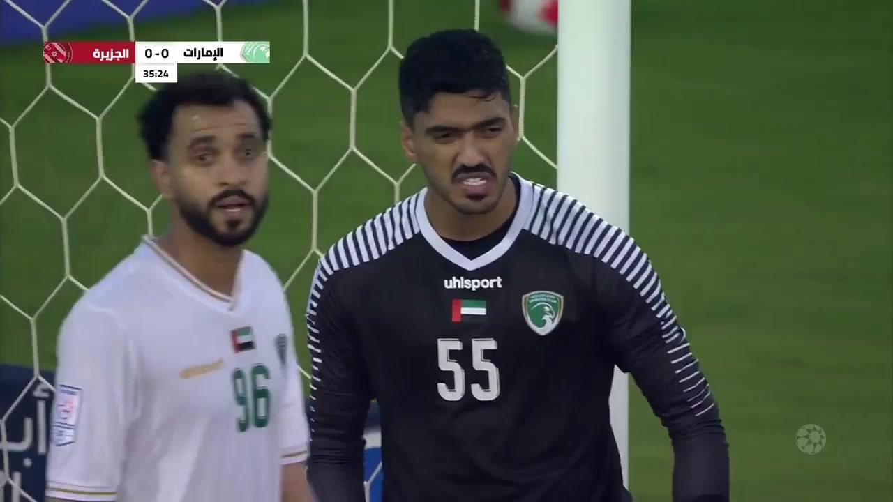 UAE LP Emirates Club Vs Al-Jazira(UAE) Miloš Kosanović Goal in 35 min, Score 0:1