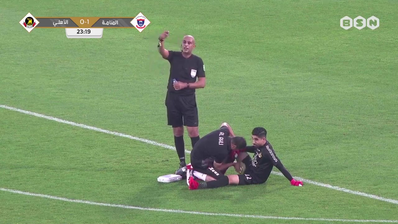 BHR D1 Manama Club Vs Al-Ahli(BHR)  Goal in 24 min, Score 2:0