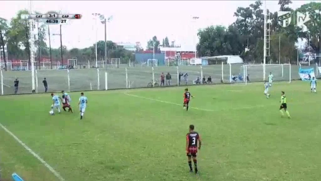 AR L（R） Atletico Tucuman Reserve Vs CA Patronato Reserves  Goal in 93 min, Score 4:1