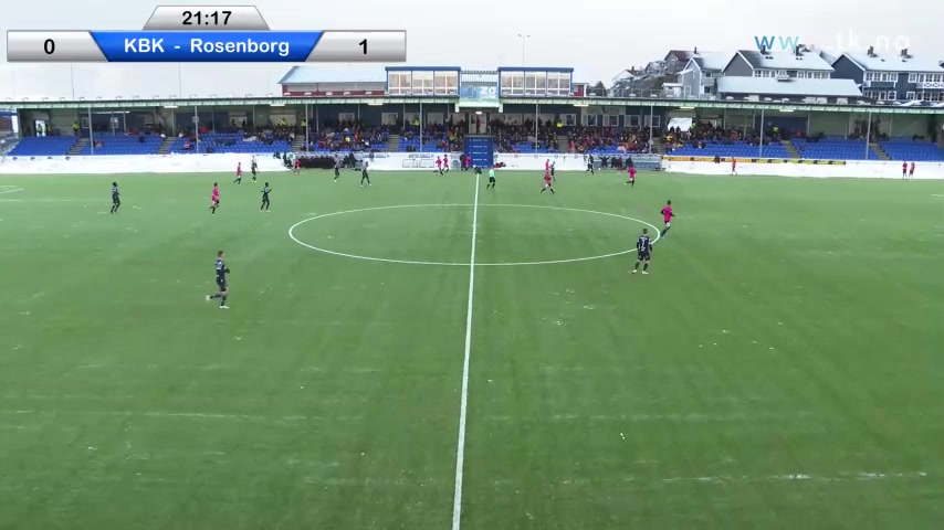 INT CF Kristiansund BK Vs Rosenborg Giampaoli Goal in 22 min, Score 0:1