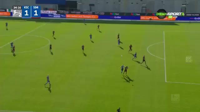 GER D2 Karlsruher SC Vs Schalke 04 34 phút Kyoung-Rok ChoiVào, ghi bàn 1:1