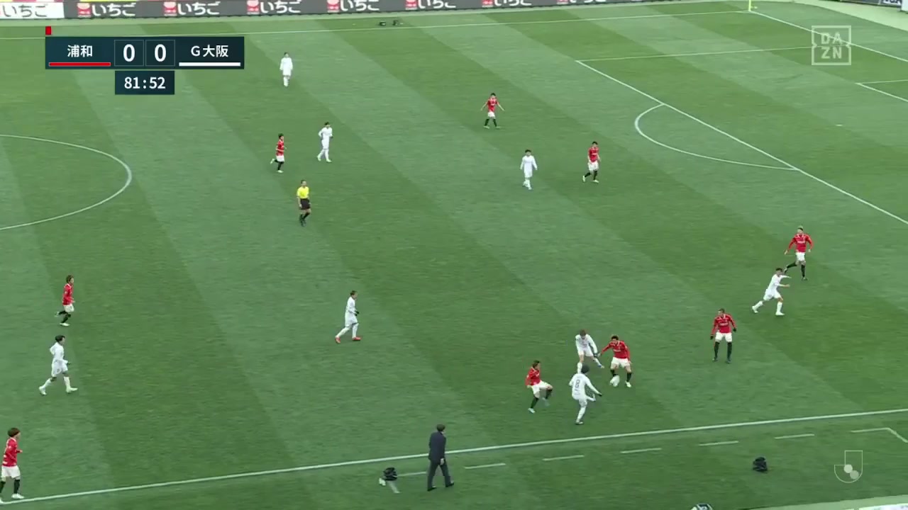 JPN D1 Urawa Red Diamonds Vs Gamba Osaka Yuya Fukuda Goal in 83 min, Score 0:1