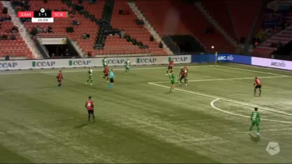 SUI D1 Neuchatel Xamax Vs Kriens Nicky Medja Beloko Goal in 26 min, Score 2:1