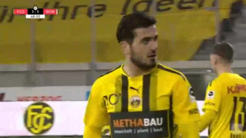 SUI D1 Schaffhausen Vs Winterthur Joaquin Matias Ardaiz De Los Santos Goal in 50 min, Score 2:1