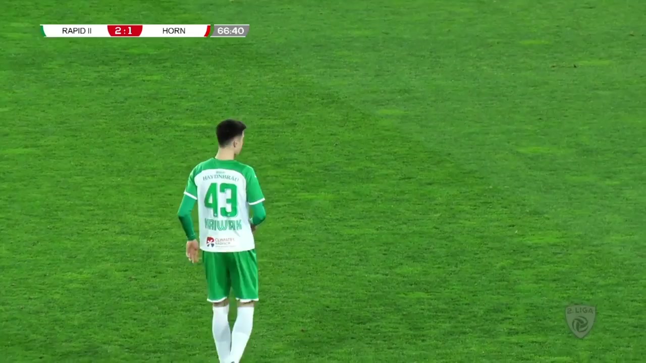 128 Rapid Vienna (Youth) Vs SV Horn 69 skor gol Marcel Schelle, skor 2:2