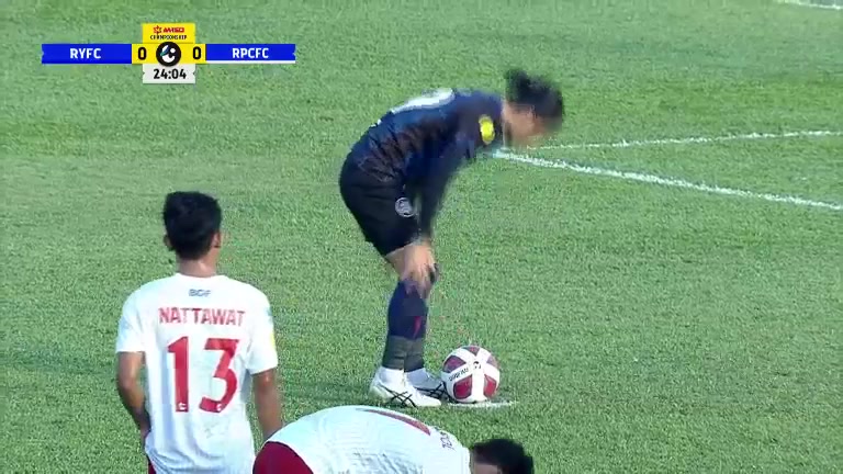 THA L2 Rayong FC Vs Raj Pracha FC 24 phút Vào, ghi bàn 1:0