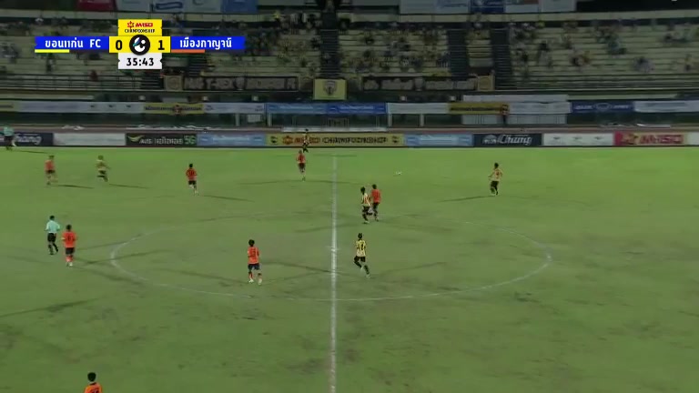 THA L2 Khonkaen FC Vs Muangkan FC 36 phút Pattara SoimalaiVào, ghi bàn 1:1