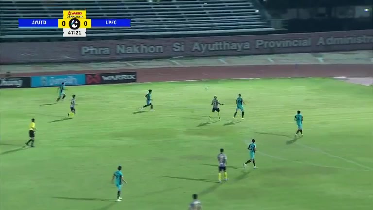 THA L2 Ayutthaya United Vs Lampang FC 49 phút Vào, ghi bàn 0:1