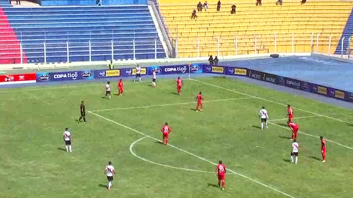 BO L1 Nacional Potosi Vs Club Guabira Nunez M. Goal in 19 min, Score 1:0