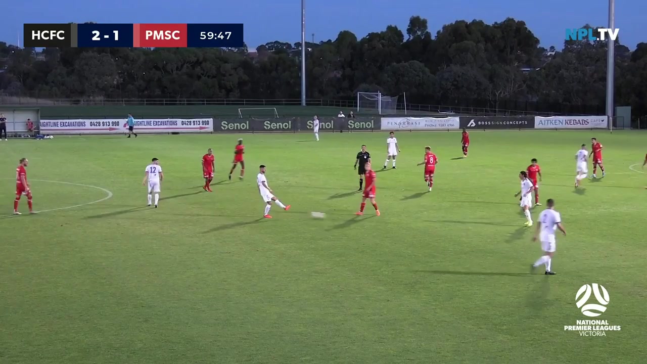 AUS VPL Hume City Vs Port Melbourne  Goal in 61 min, Score 2:2