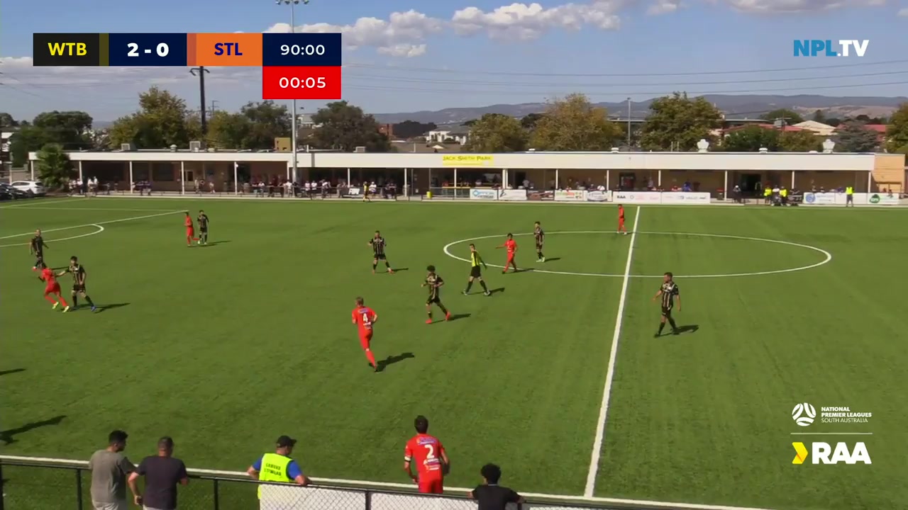 AUS SASL West Torrens Birkalla Vs Sturt Lions  Goal in 91 min, Score 3:0