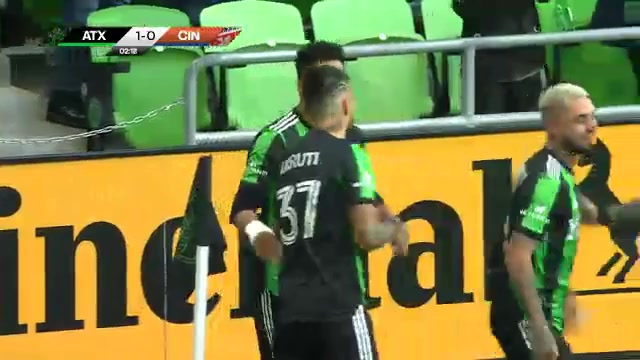 MLS Austin FC Vs FC Cincinnati 2 ทำประตู  ประตู, ทำคะแนน 1:0