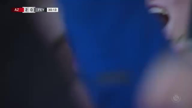 HOL D1 AZ Alkmaar Vs Feyenoord 29 phút Jesper KarlssonVào, ghi bàn 2:0