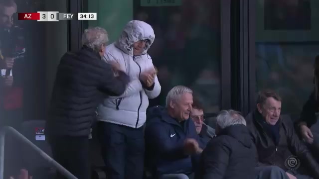 HOL D1 AZ Alkmaar Vs Feyenoord 34 phút Vào, ghi bàn 3:0