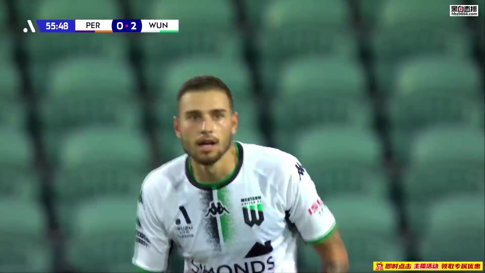 AUS D1 Perth Glory Vs Western United FC 57 phút Dylan PieriasVào, ghi bàn 0:2