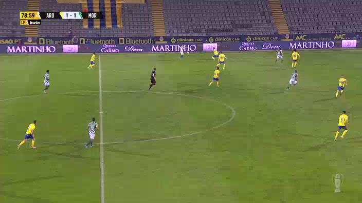 POR D1 FC Arouca Vs Moreirense 78 phút Vào, ghi bàn 1:1