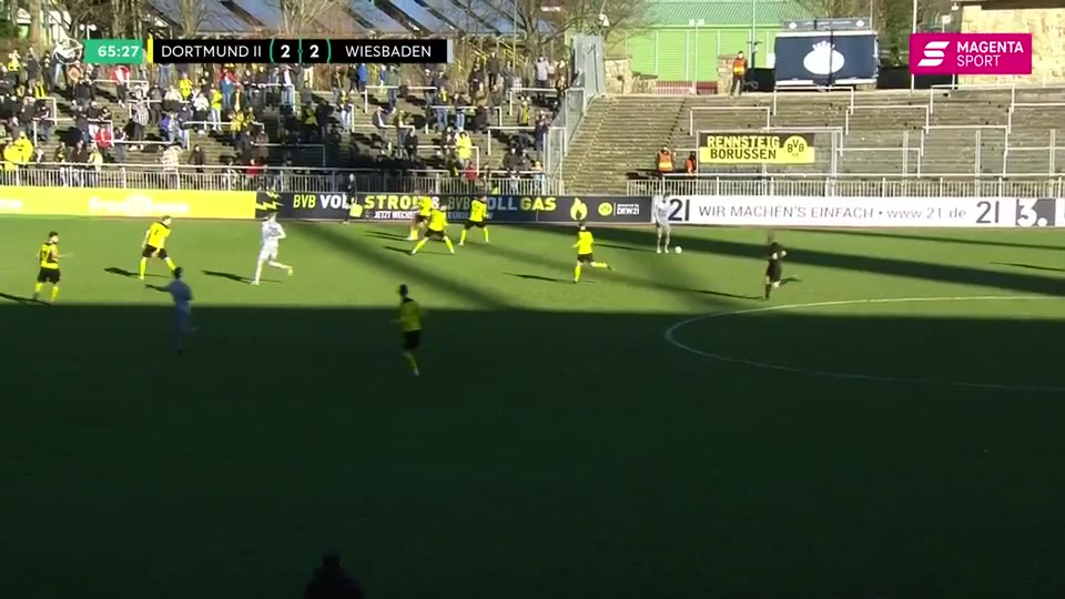 GER D3 Borussia Dortmund (Youth) Vs SV Wehen Wiesbaden 68 ทำประตู  ประตู, ทำคะแนน 2:3