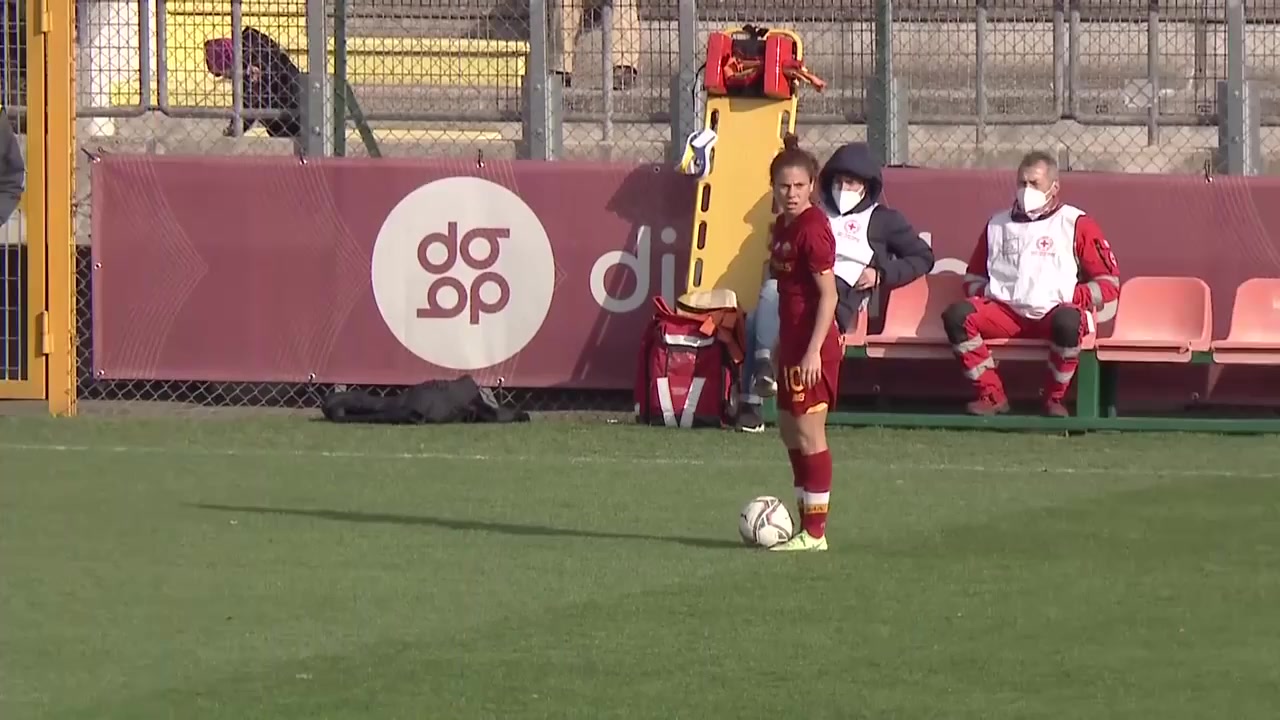 IWD1 Roma CF (w) Vs Inter Milan (w) Andressa Alves da Silva Goal in 48 min, Score 2:0