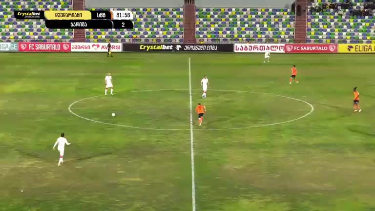 GEO D1 FC Saburtalo Tbilisi Vs Samgurali Tskh Bakar Kardava Goal in 83 min, Score 2:1