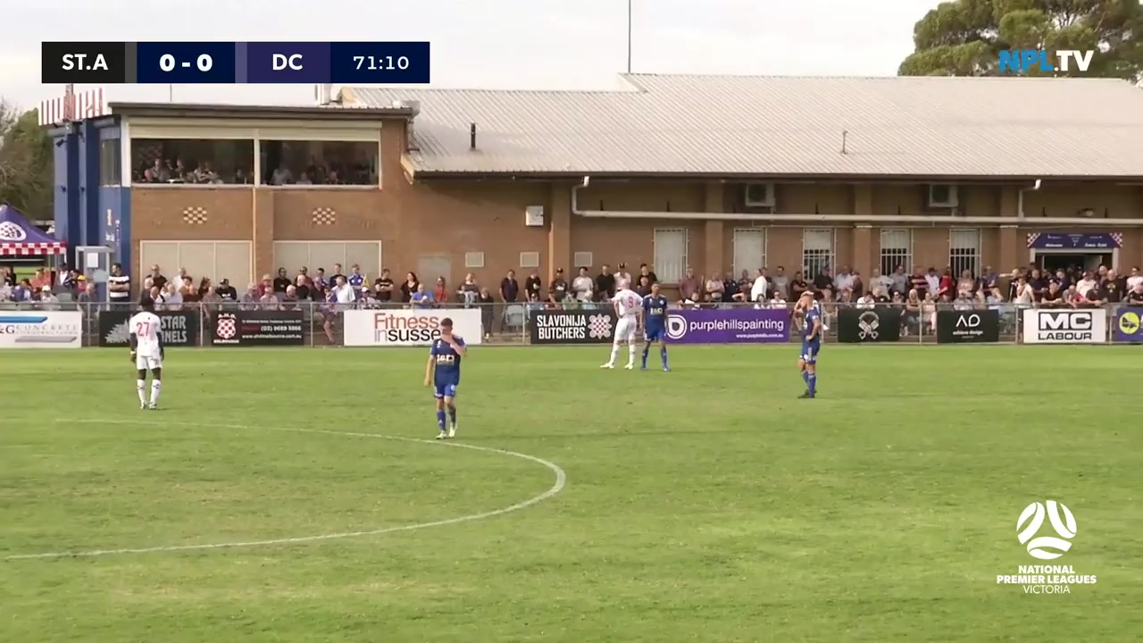 AUS VPL St Albans Saints Vs Dandenong City SC 73 phút Vào, ghi bàn 1:0