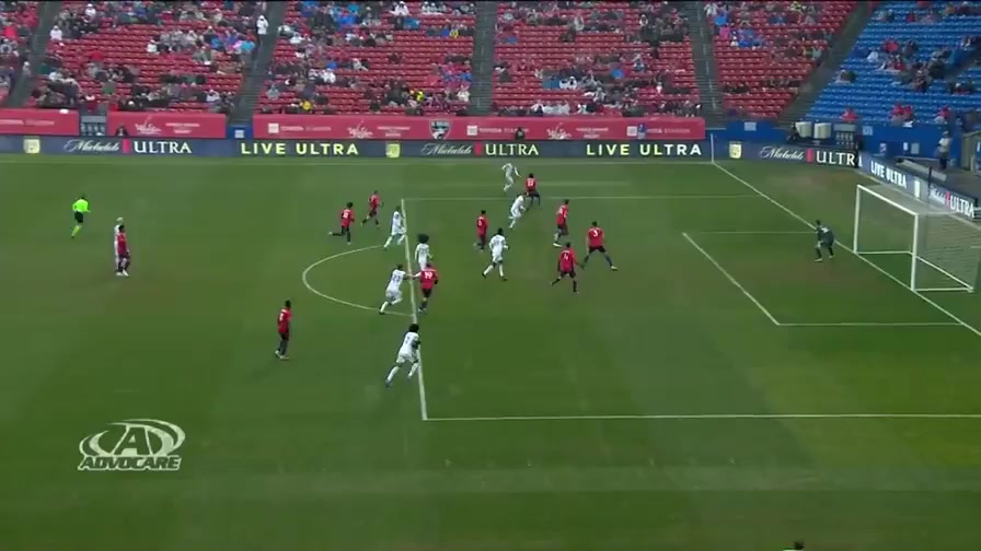 MLS FC Dallas Vs Toronto FC  Goal in 44 min, Score 1:1