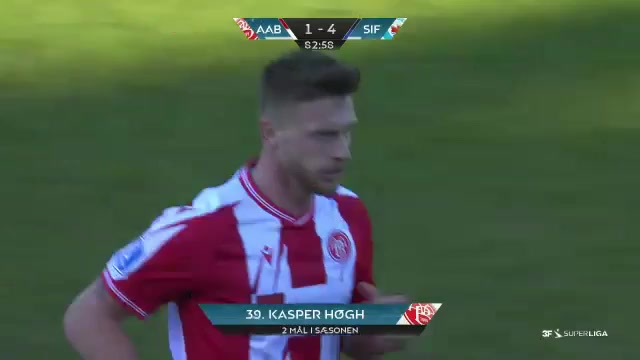 DEN SASL Aalborg Vs Silkeborg 84 phút Vào, ghi bàn 1:4