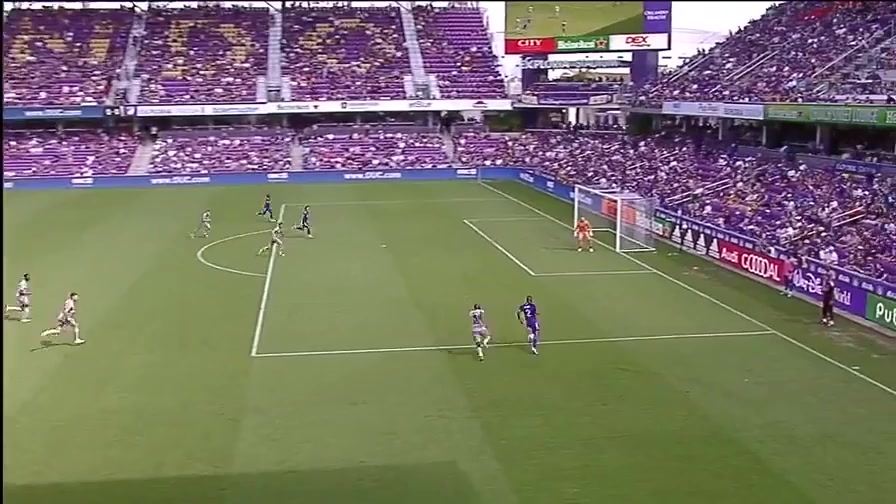 MLS Orlando City Vs Montreal Impact  Goal in 50 min, Score 1:0