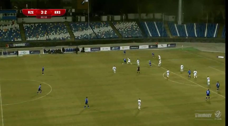 POL D2 Stal Rzeszow Vs KP Calisia Kalisz  Goal in 82 min, Score 3:3