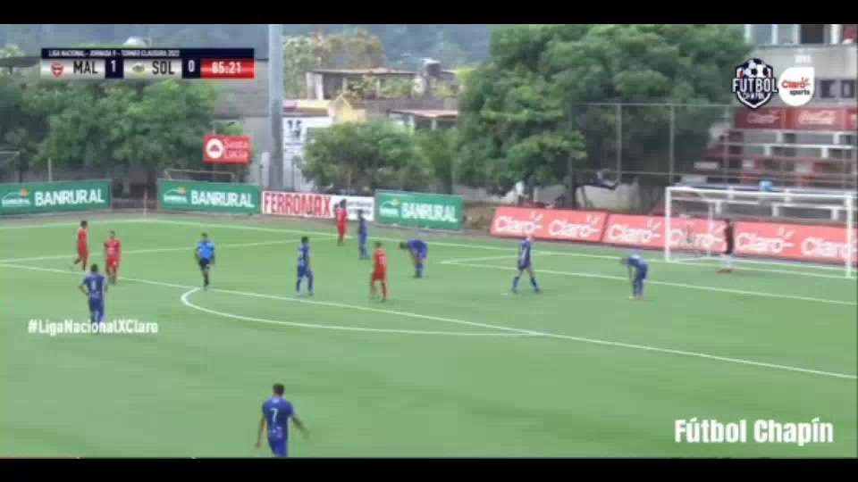 GUA D1 Malacateco Vs CSD Solola  Goal in 86 min, Score 2:0