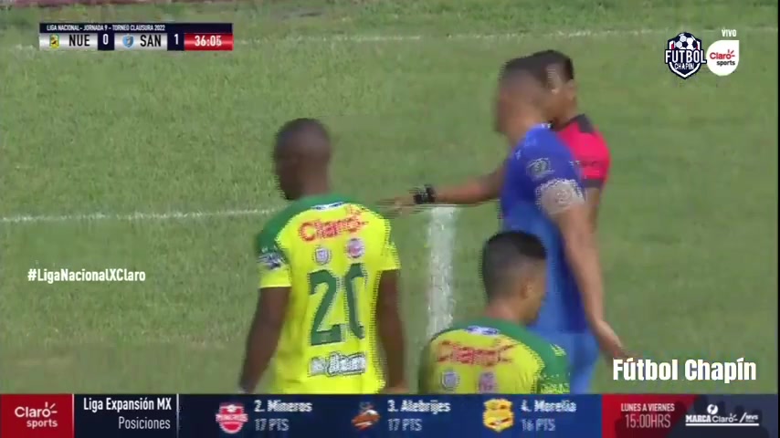 GUA D1 Nueva Concepcion Vs Santa Lucia Cotzumalguapa  Goal in 36 min, Score 0:2