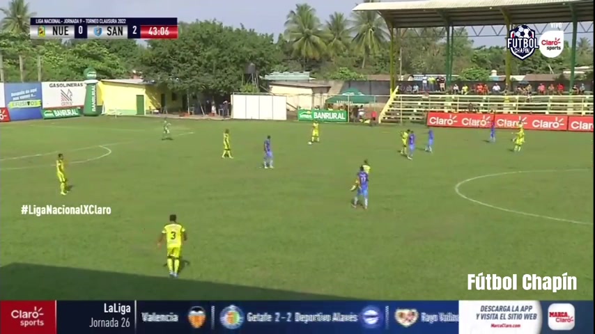 GUA D1 Nueva Concepcion Vs Santa Lucia Cotzumalguapa  Goal in 44 min, Score 0:3