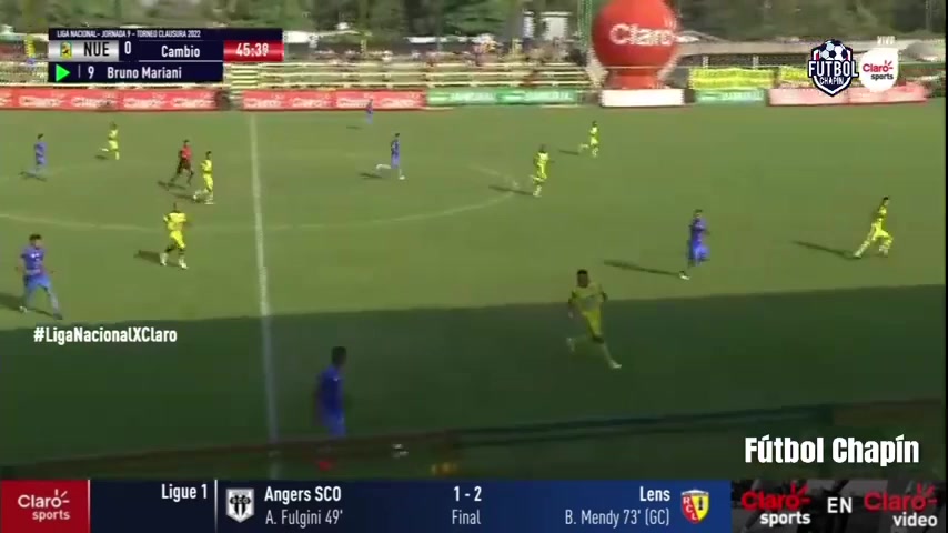 GUA D1 Nueva Concepcion Vs Santa Lucia Cotzumalguapa  Goal in 48 min, Score 1:3