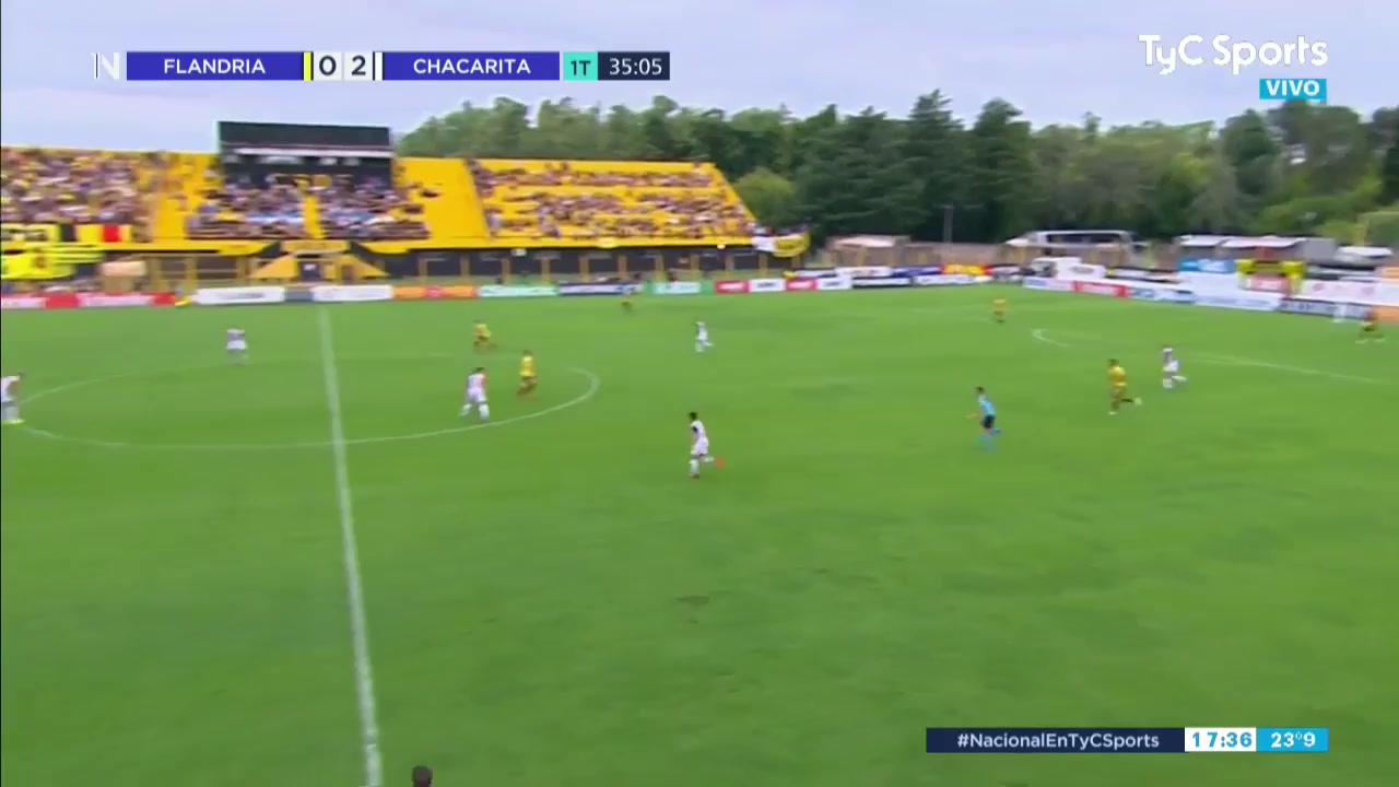 ARG D2 Flandria Vs Chacarita juniors 35 ทำประตู  ประตู, ทำคะแนน 1:2