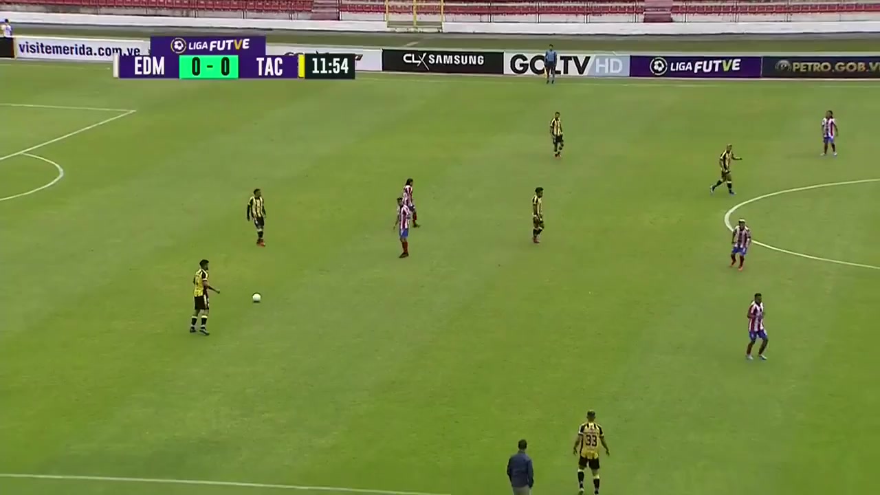 VEN D1 Estudiantes Merida FC Vs Deportivo Tachira  Goal in 12 min, Score 0:1