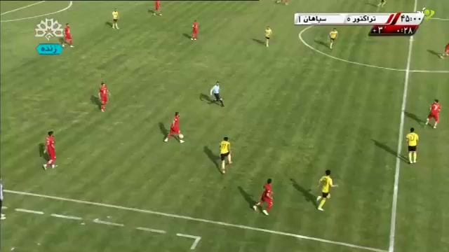 IRN PR Tractor S.C. Vs Sepahan Peyman Babaei Goal in 45 min, Score 0:1