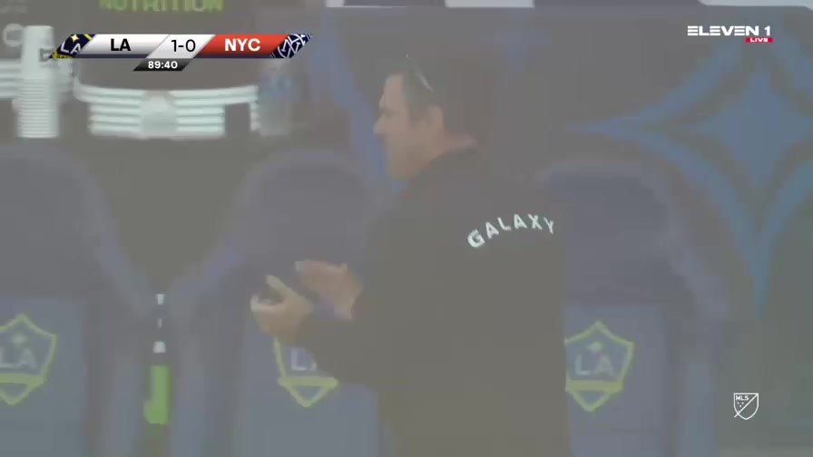 MLS Los Angeles Galaxy Vs New York City FC 90 ทำประตู  ประตู, ทำคะแนน 1:0