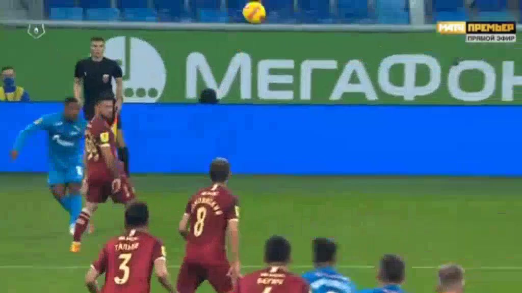 10 Zenit St. Petersburg Vs Rubin Kazan 45+ skor gol , skor 1:0